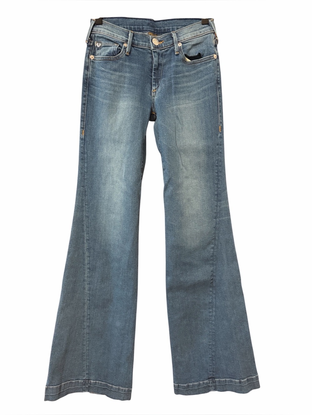 True Religion Jessie Flare Jeans - Trouser Hem Twisted Seam